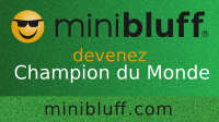 Fanny joue au Minibluff